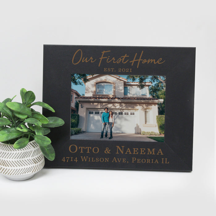 Personalized "Our First Home" Picture Frame