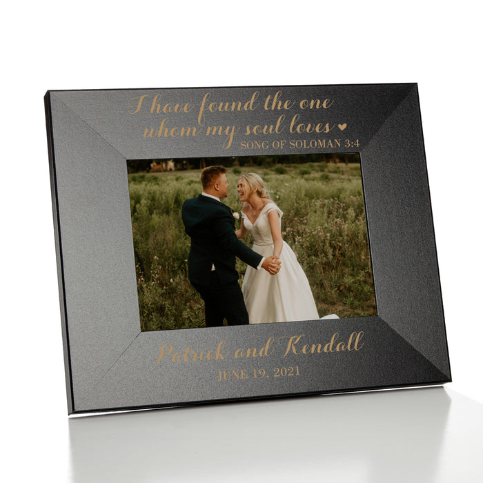 Personalized "...Whom My Soul Loves" Soloman 3:4 Wedding Picture Frame