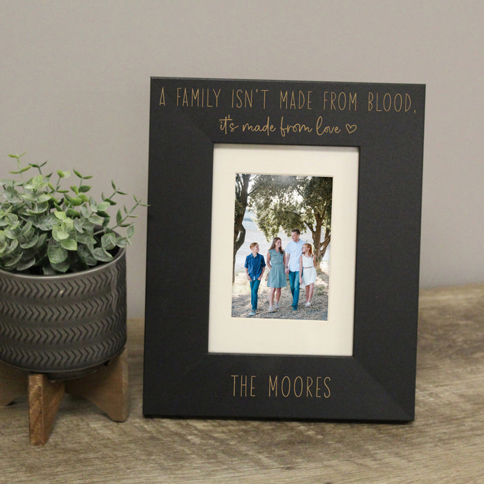 Personalized "Family Made From Love" Picture Frame