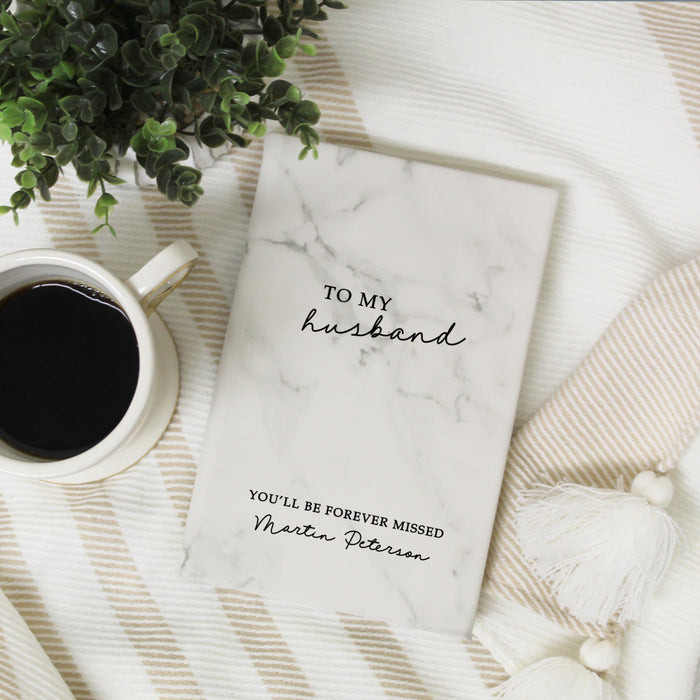 Personalized "To My Husband" Memorial Journal