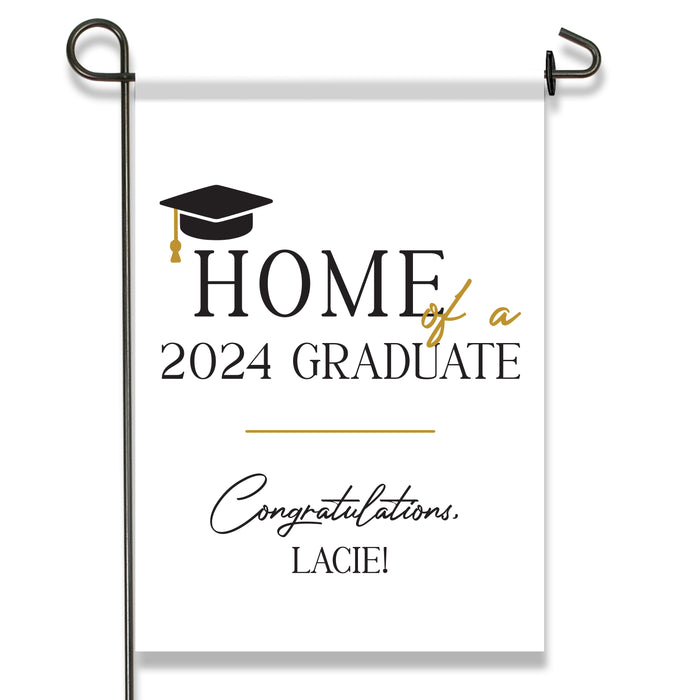 Personalized 2024 Senior Graduation Party Welcome Flag