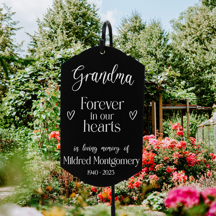 Personalized Grandma Memorial Garden Stake