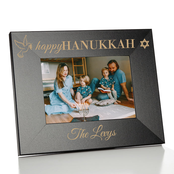 Personalized Happy Hanukkah Picture Frame