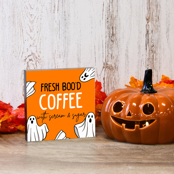 "Fresh Boo'd Coffee" Halloween Kitchen Decor