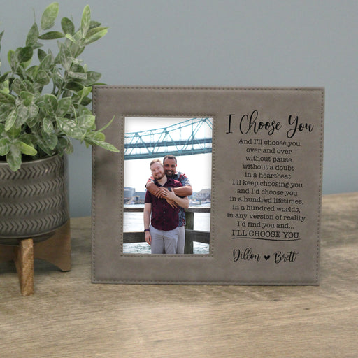 I Choose You Gay Couple Picture Frame