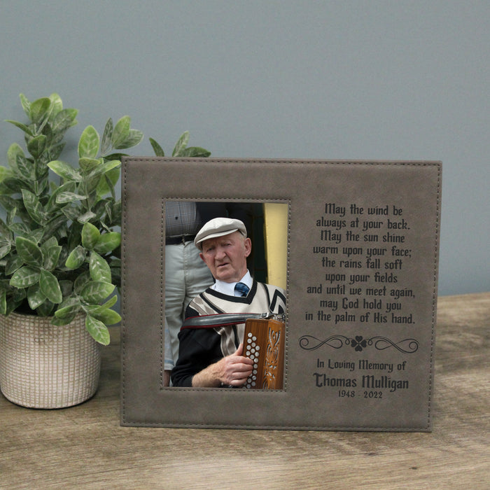 Personalized Irish Blessing Memorial Picture Frame
