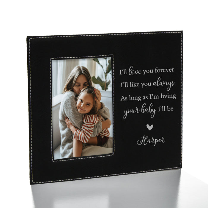 Personalized "...Your Baby I'll Be" Picture Frame for Mom