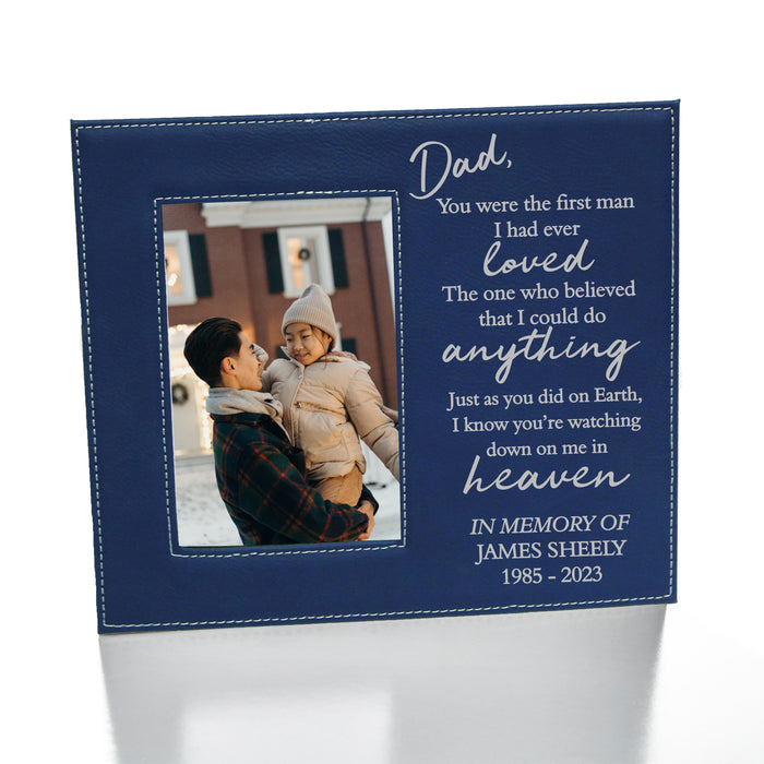Personalized Dad Memorial Picture Frame