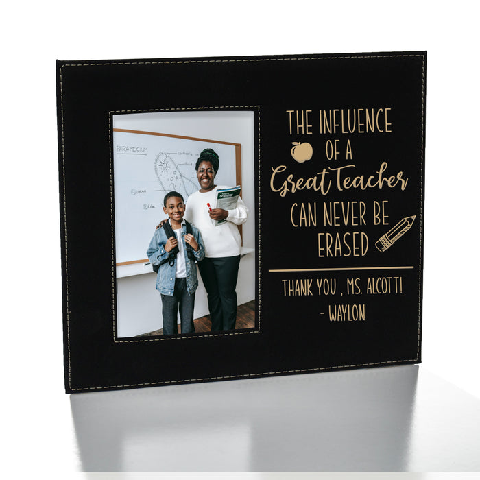 Personalized "The Influence of a Great Teacher..." Picture Frame