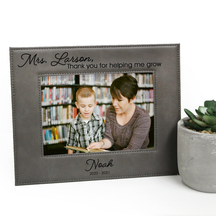 Personalized Teacher Thank You Picture Frame