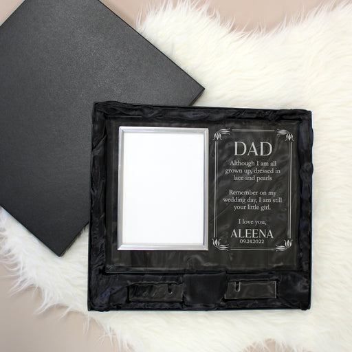Father of the bride wedding picture frame