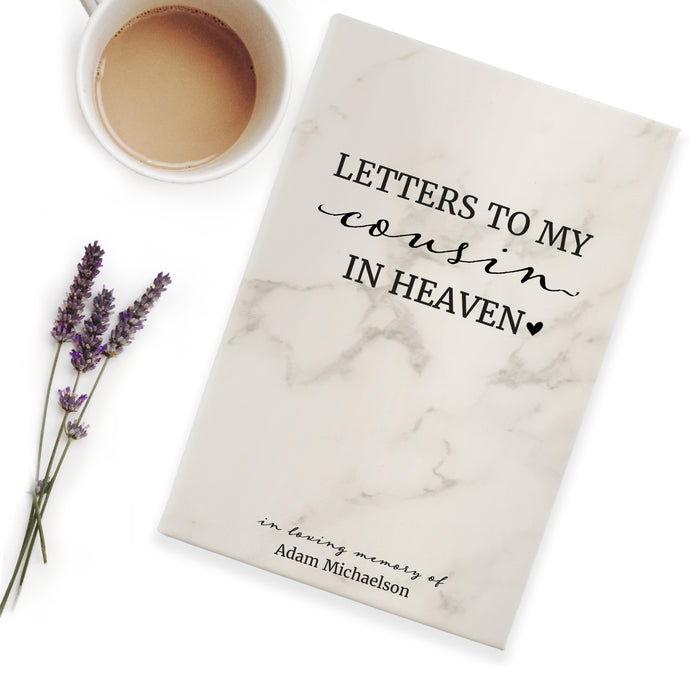 Personalized "Letters to Cousin in Heaven" Journal