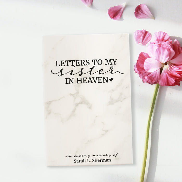 Personalized "Letters to Sister in Heaven" Journal