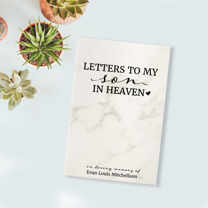 Personalized "Letters to Son in Heaven" Journal
