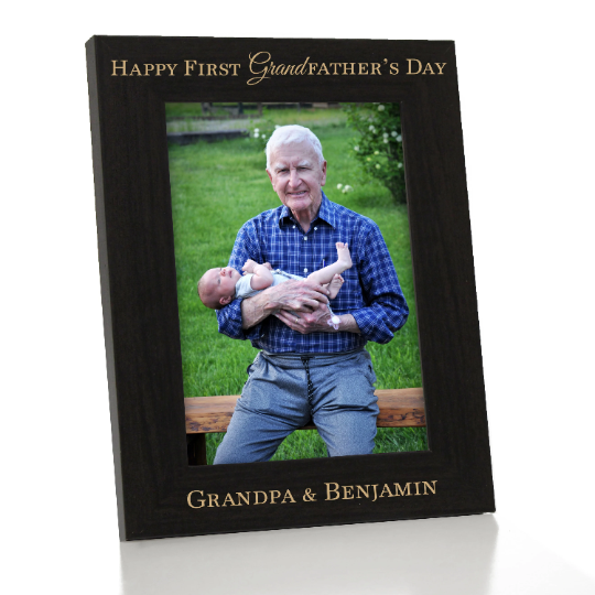 Personalized First Grandfather's Day Picture Frame