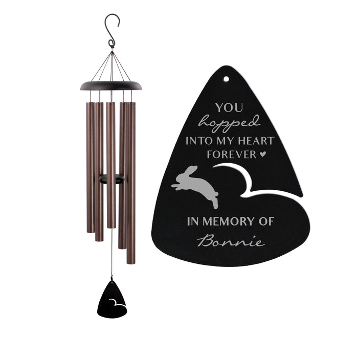 Personalized Bunny Memorial Wind Chime
