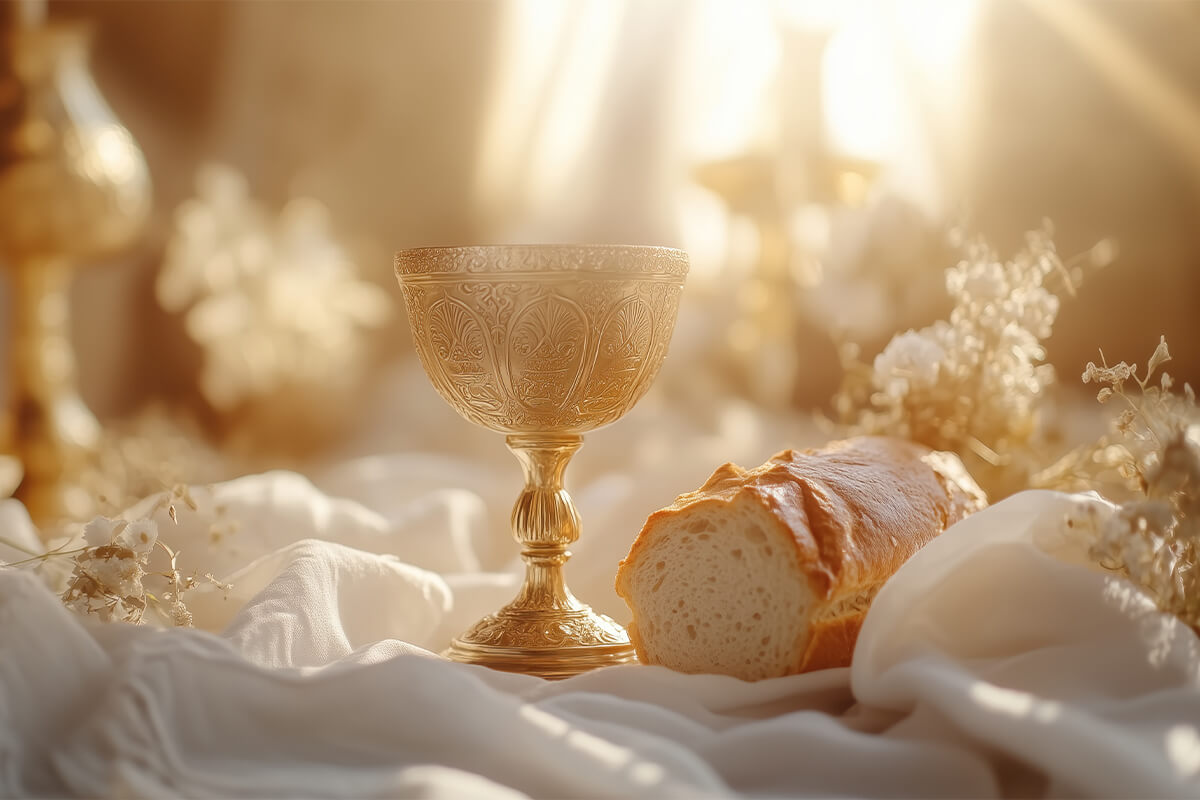 First Holy Communion Offering of Bread and Wine