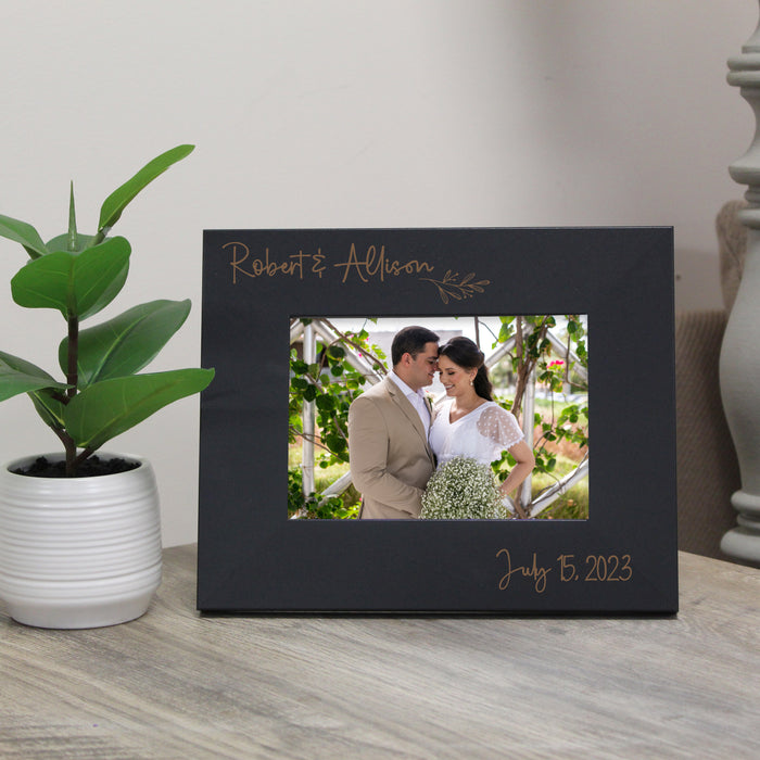 Personalized Couple Anniversary Picture Frame