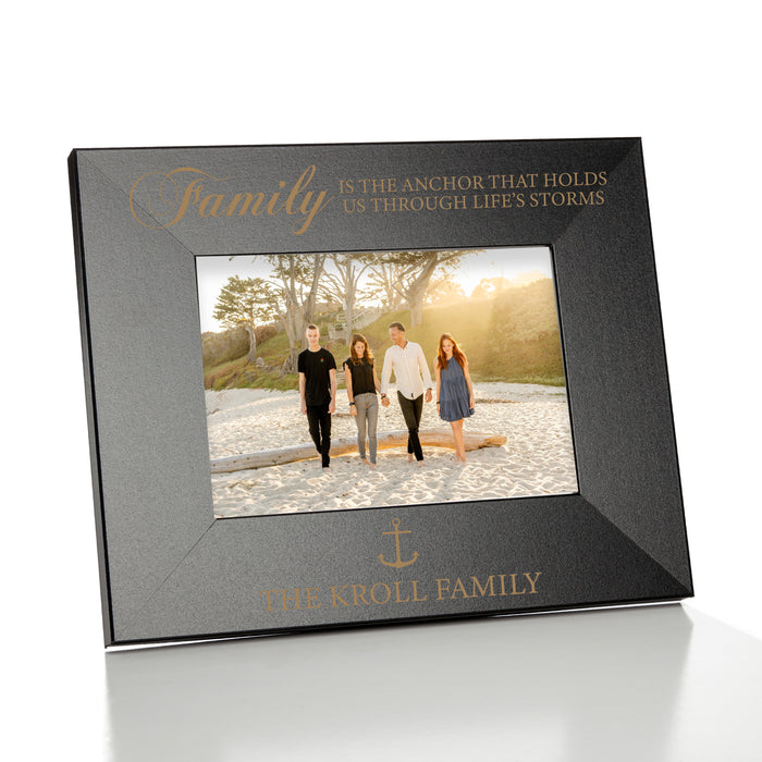 Personalized "Family Is The Anchor" Picture Frame