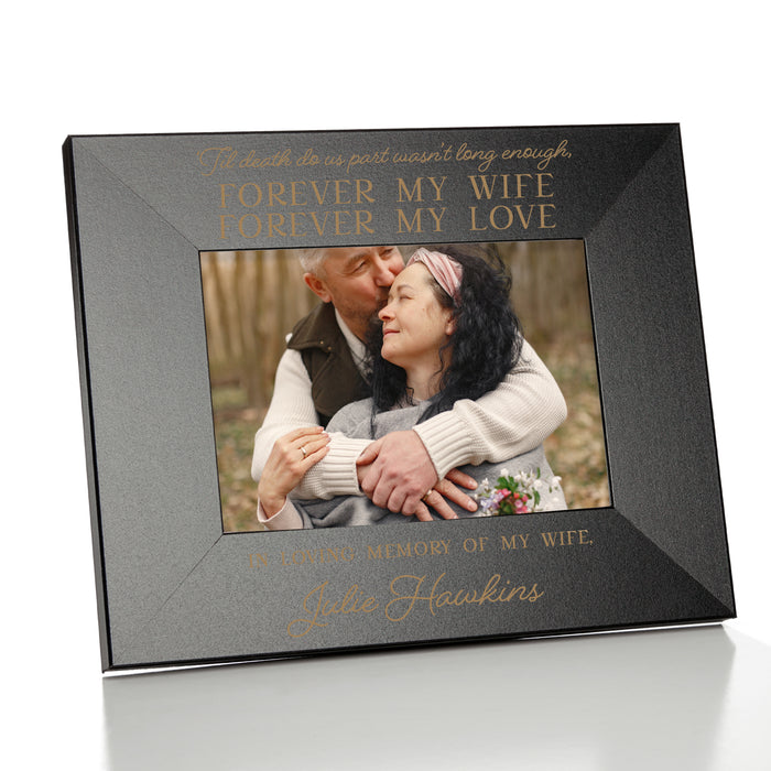 Personalized "Forever My Wife" Memorial Picture Frame