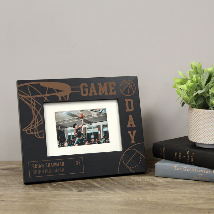 Personalized Basketball Game Day Frame