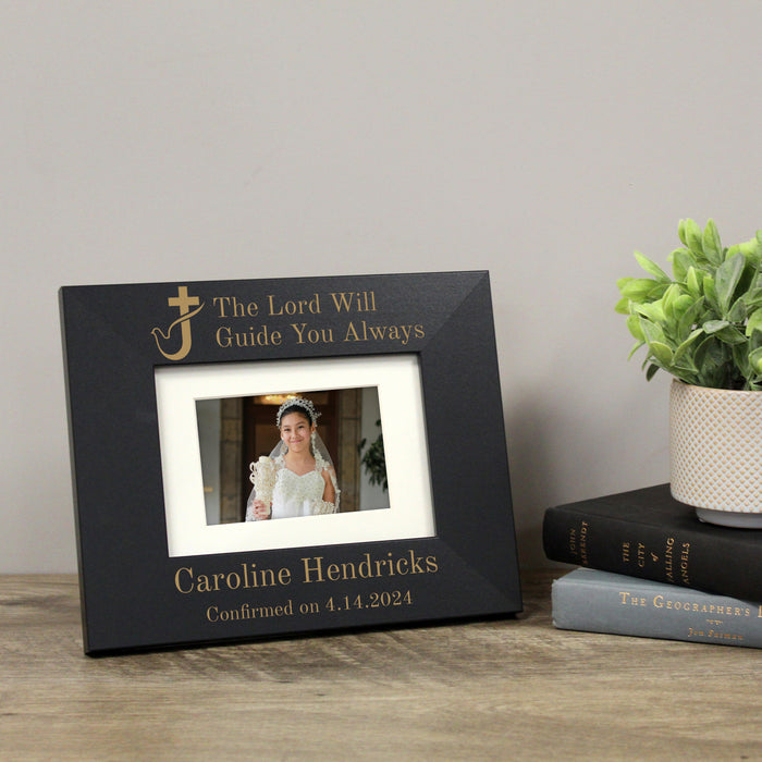 Personalized "Lord Will Guide You" Confirmation Picture Frame