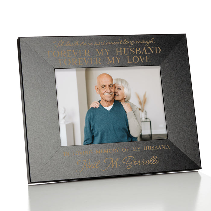 Personalized "Forever My Husband" Memorial Picture Frame