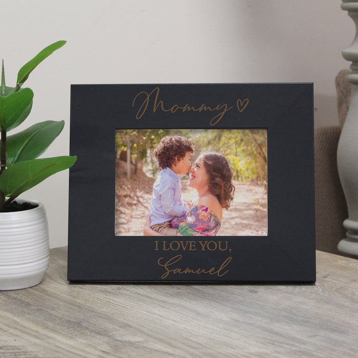 Personalized Mommy Heart Picture Frame