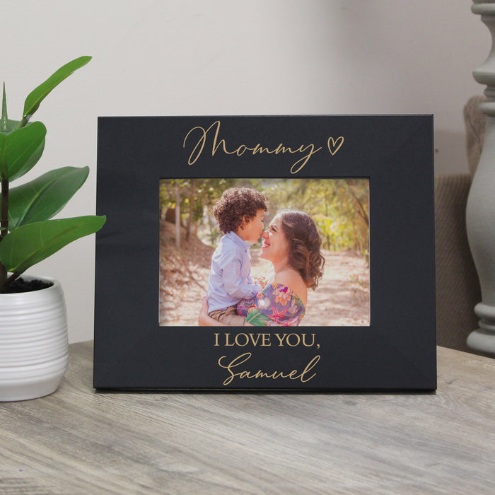 Personalized Mommy Heart Picture Frame
