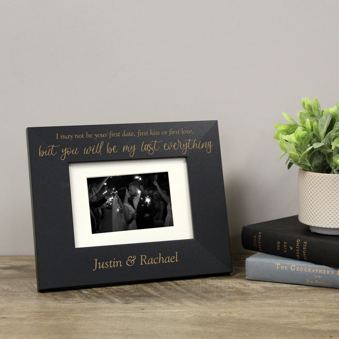 Personalized "My Last Everything" Couple's Picture Frame