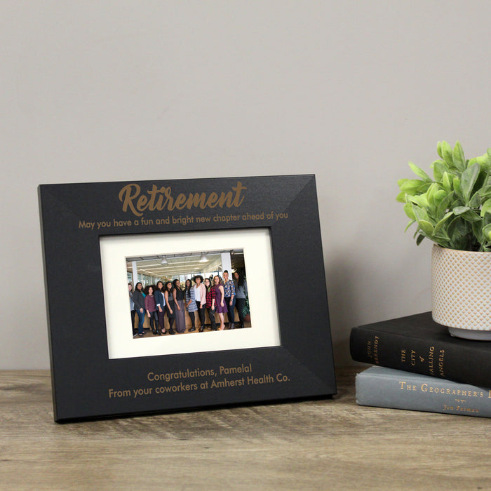 Personalized Retirement Is A New Chapter Picture Frame