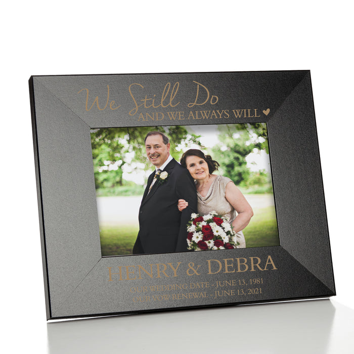 Personalized Vow Renewal Picture Frame