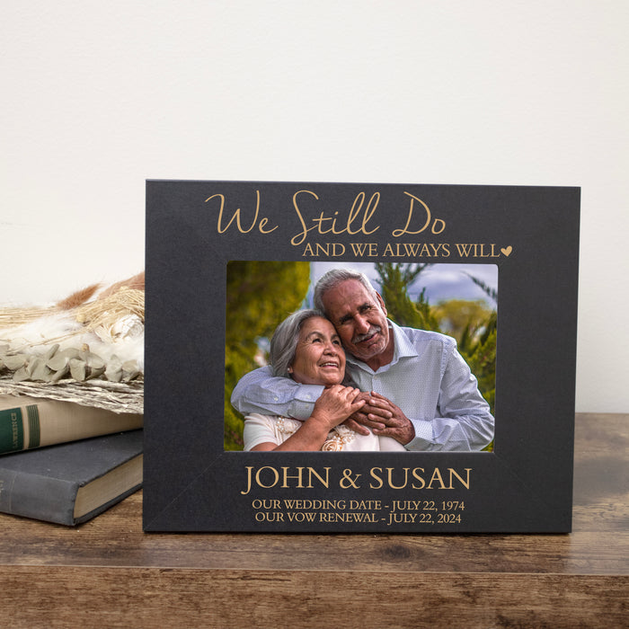 Personalized Vow Renewal Picture Frame