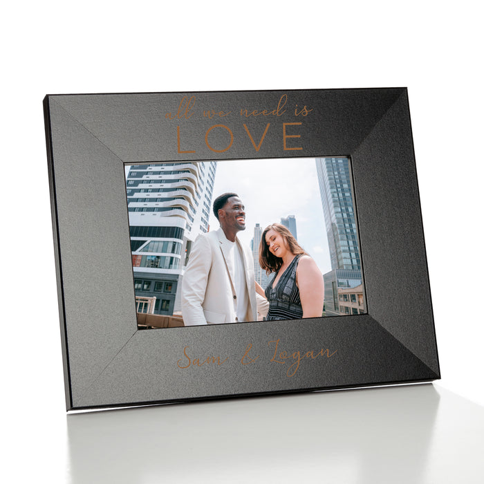 Personalized "All We Need Is Love" Picture Frame