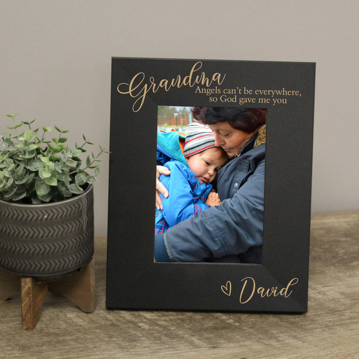 Personalized "Grandmas Can't Be Everywhere..." Picture Frame