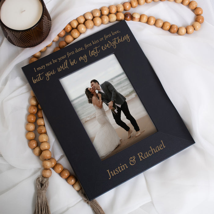 Personalized "My Last Everything" Couple's Picture Frame