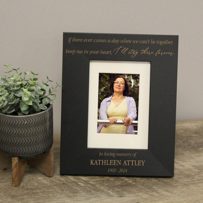 Personalized "Keep Me In Your Heart" Memorial Picture Frame