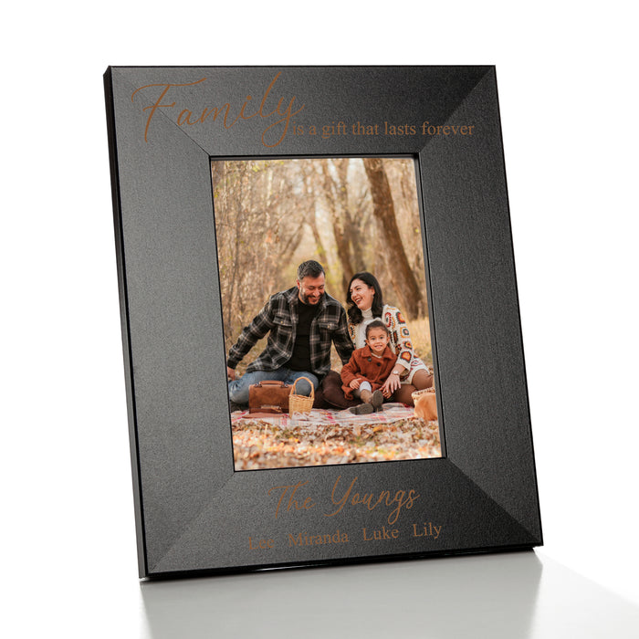 Personalized Family Lasts Forever Picture Frame