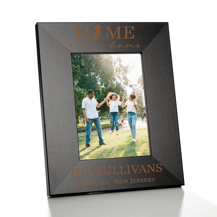 Personalized "Home Sweet Home" State Picture Frame