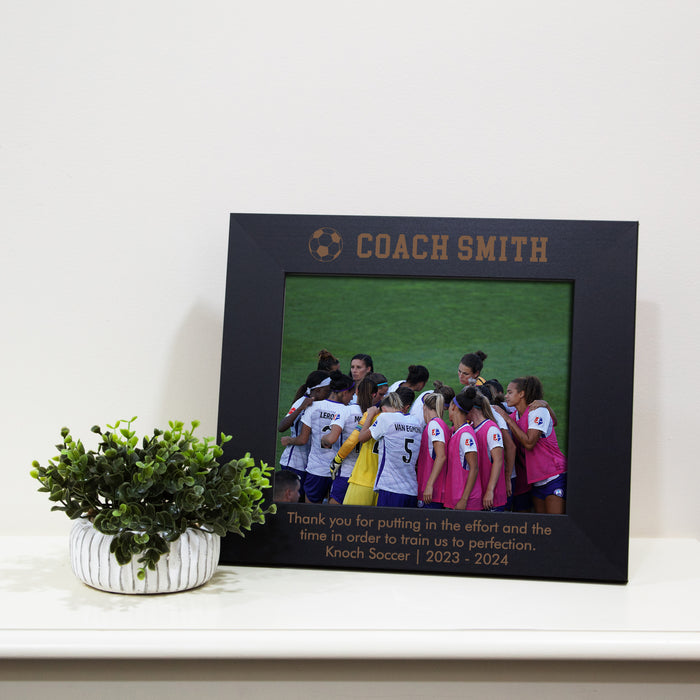 Personalized Thank You Coach Frame