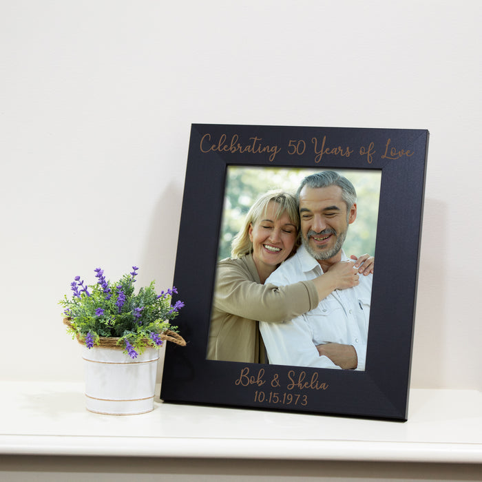 Personalized "50 Years of Love" Anniversary Frame