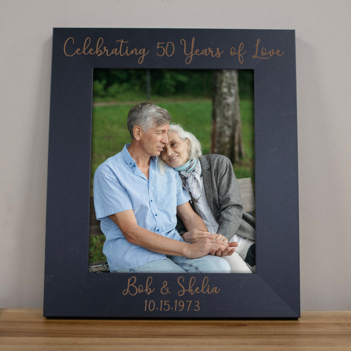 Personalized "50 Years of Love" Anniversary Frame