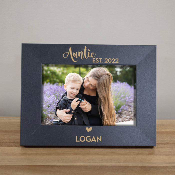 Personalized Aunt Established Picture Frame