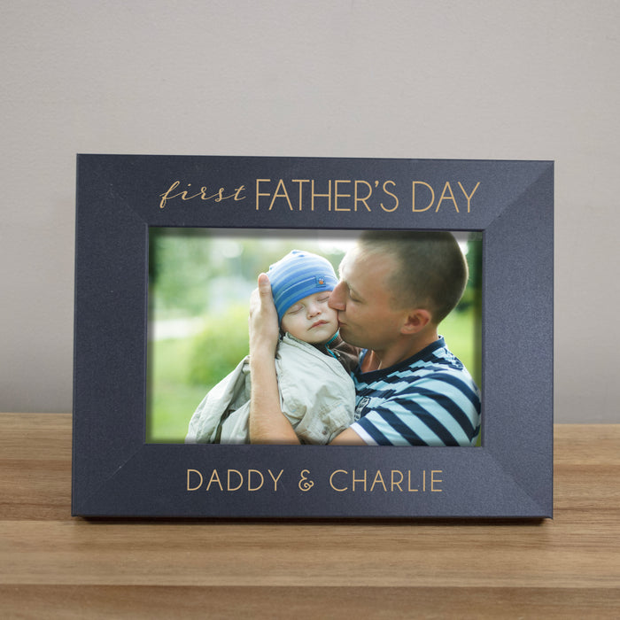 First Father's Day Picture Personalized with Names