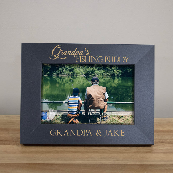 Grandpa's Fishing Buddy Picture Frame