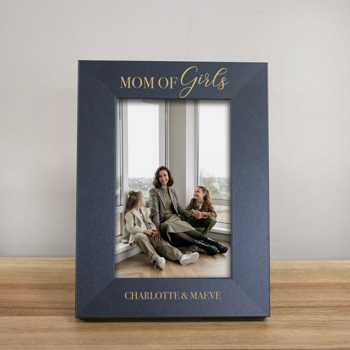 Personalized Mom of Girls Picture Frame