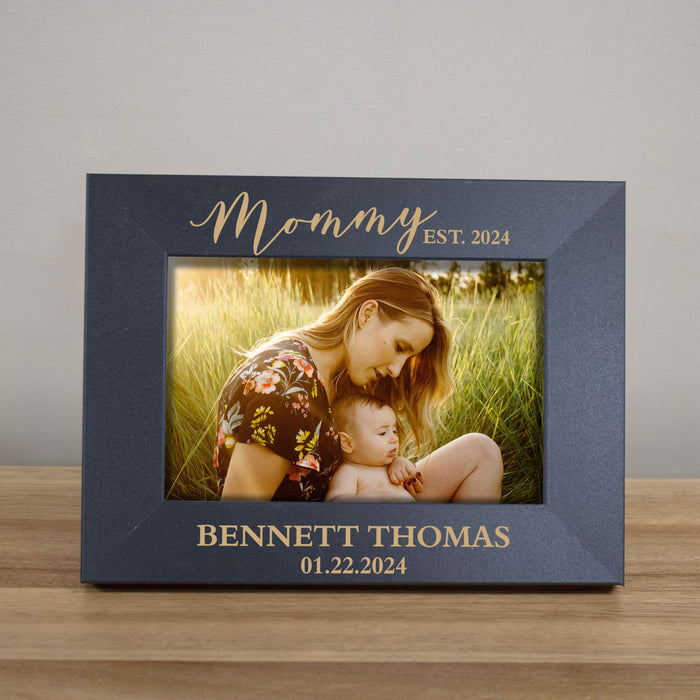 Personalized "Mommy Est." Picture Frame