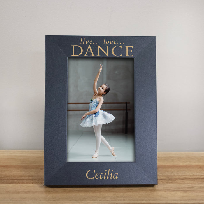 Personalized "Live Love Dance" Picture Frame