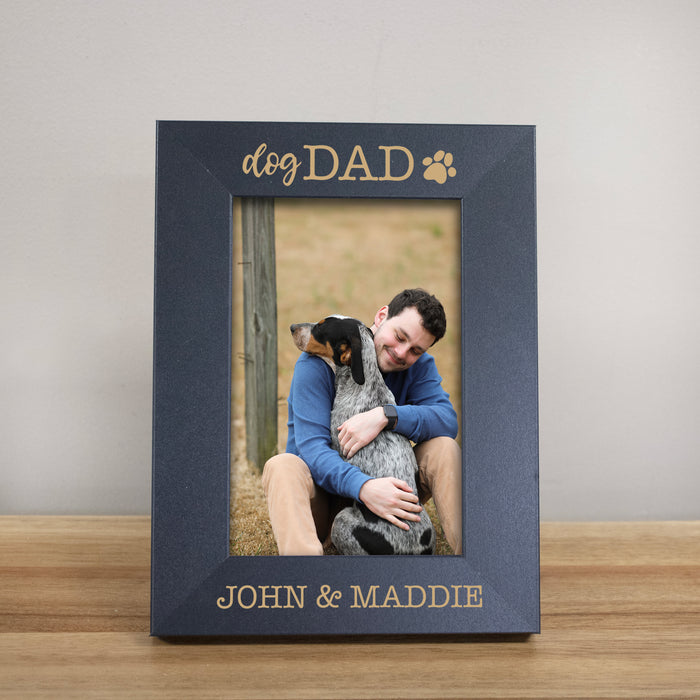 Personalized Dog Dad Picture Frame