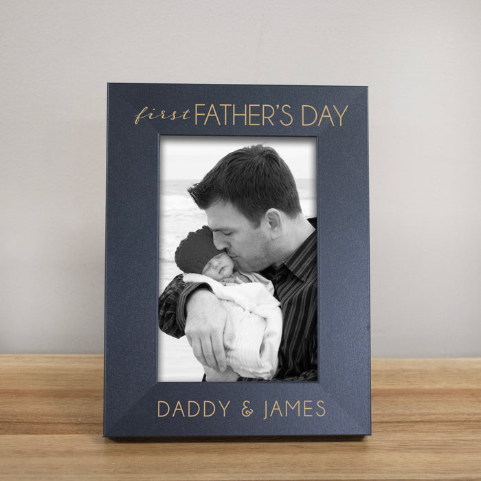 First Father's Day Picture Personalized with Names